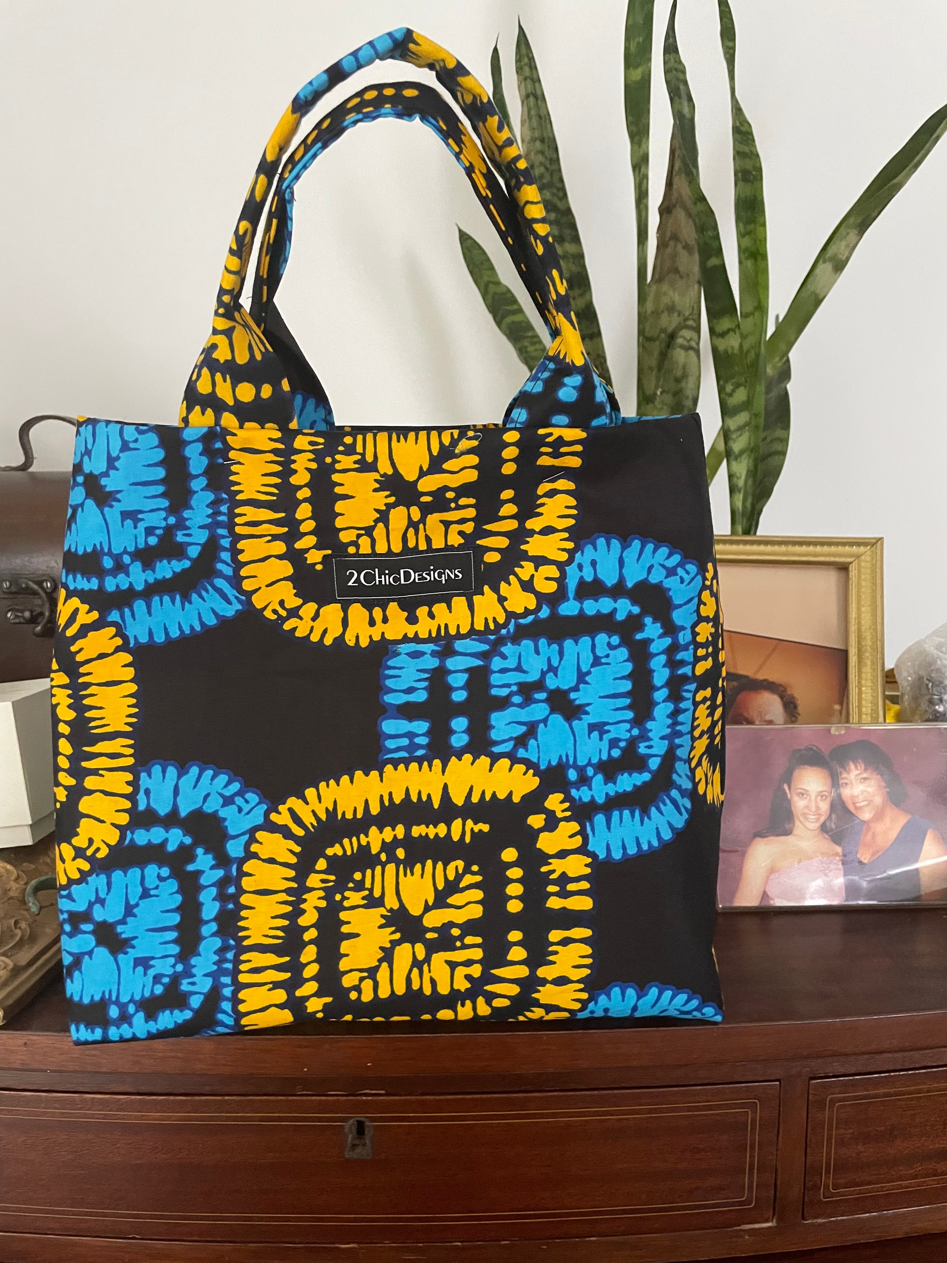Ankara Tote Bag – 2chicdesigns