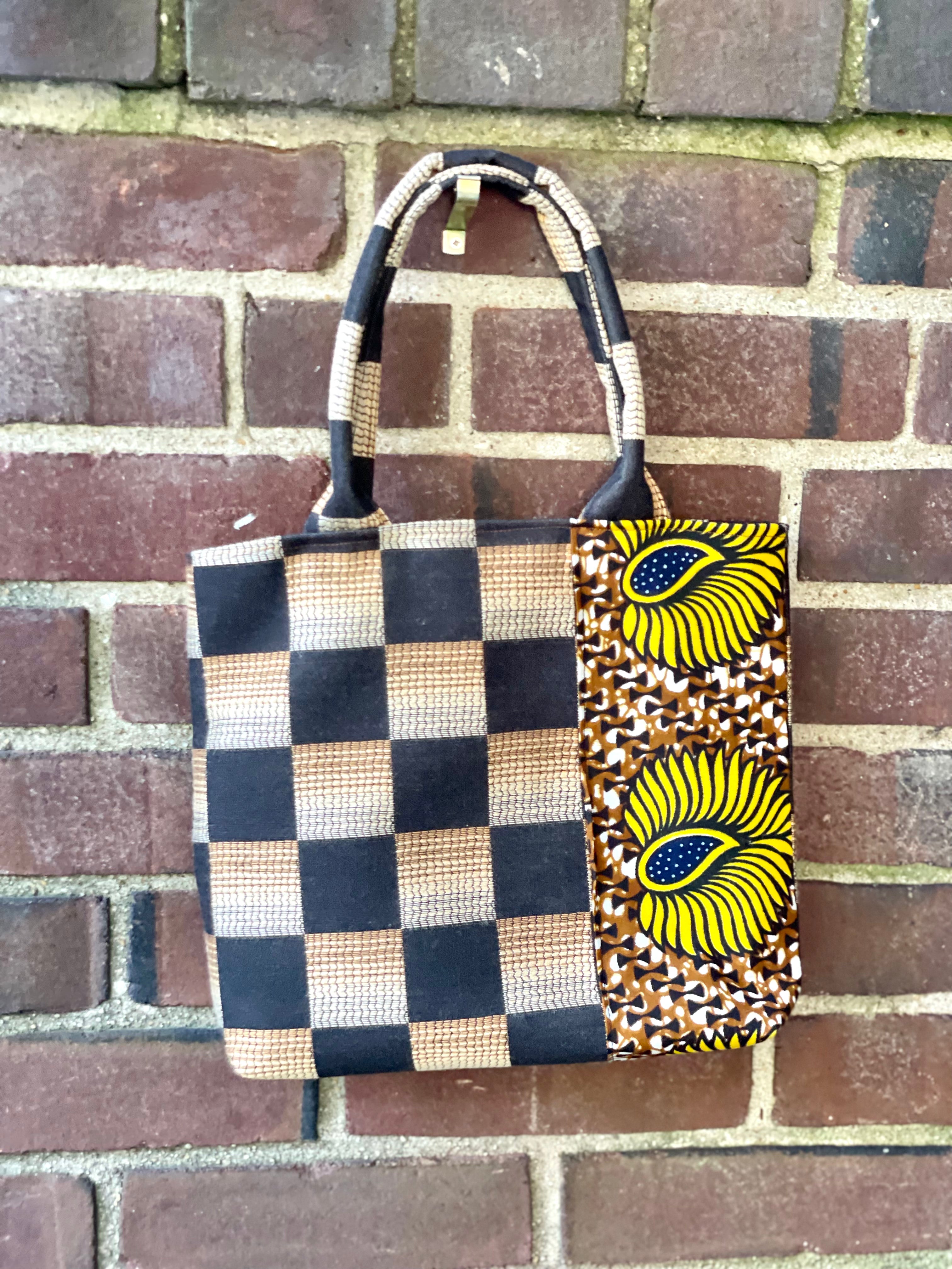 Geometric Print Tote