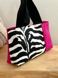 Zebra & Pink Tote