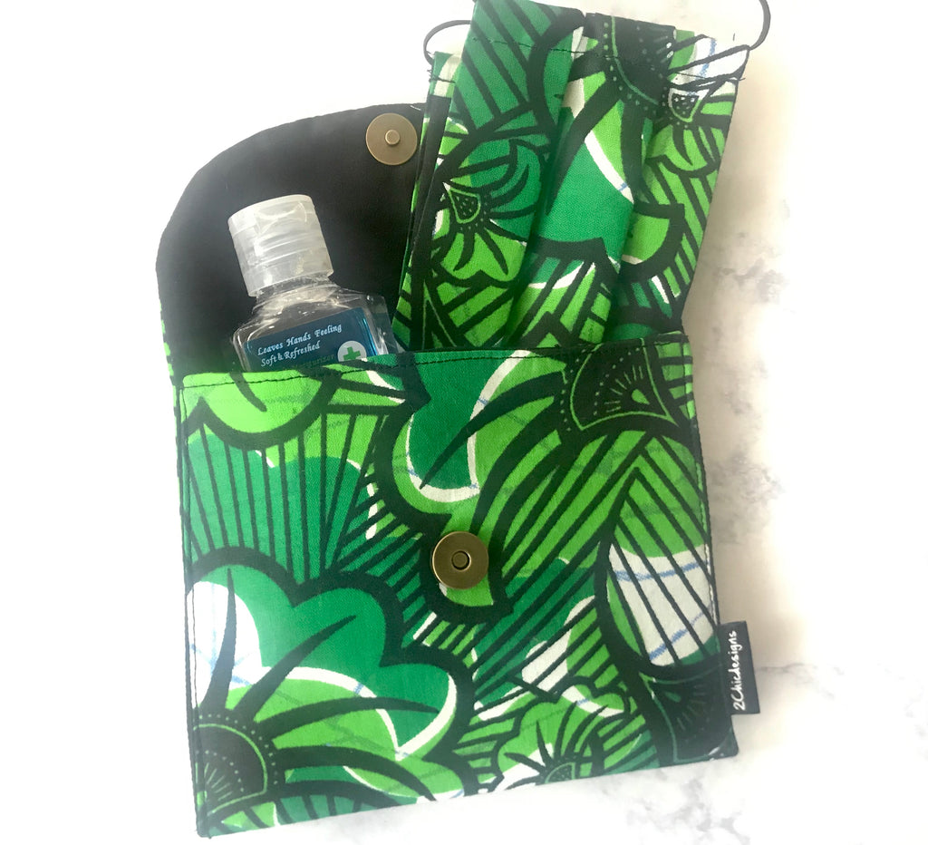 Green floral bag Set