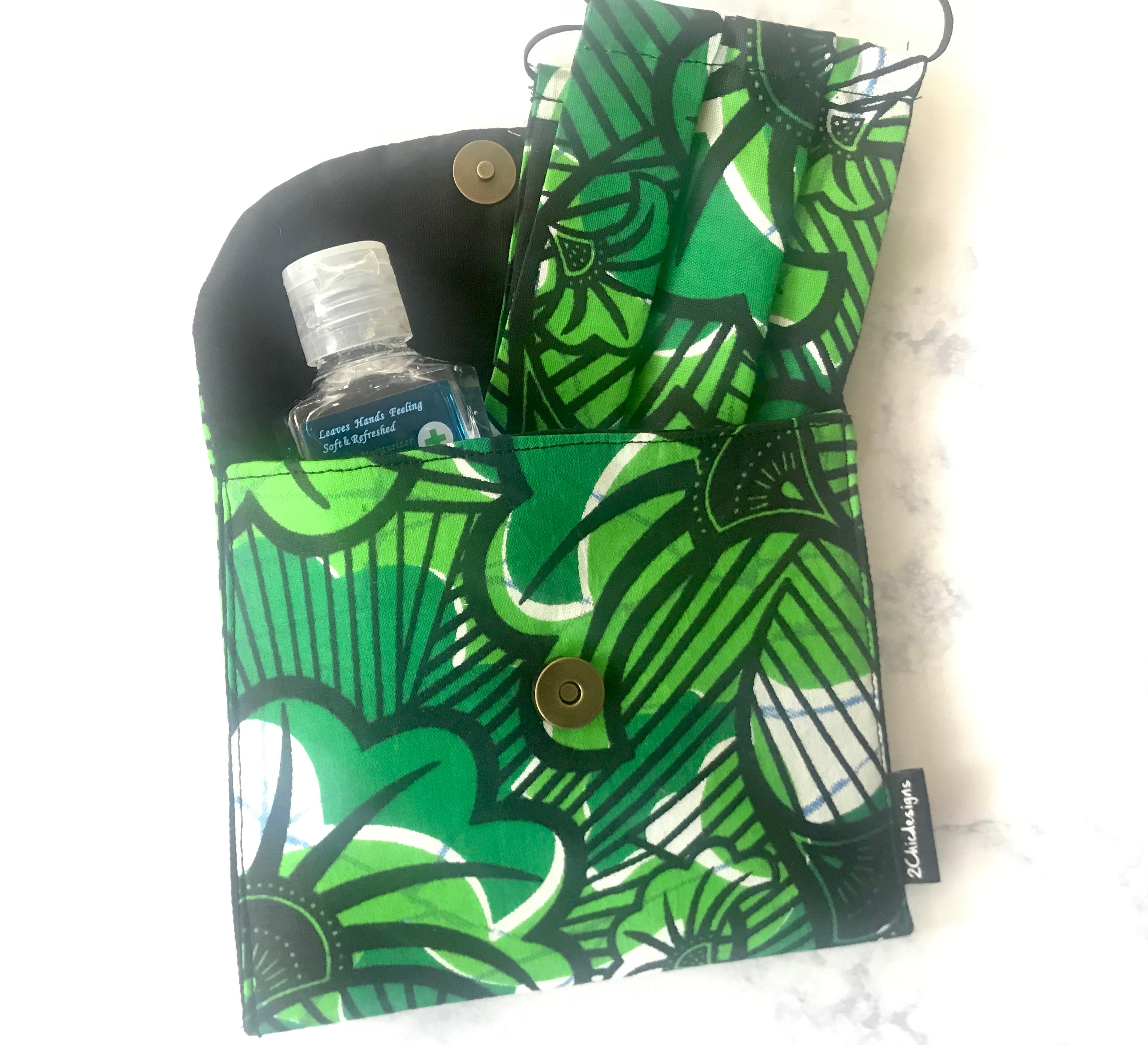 Green floral bag Set