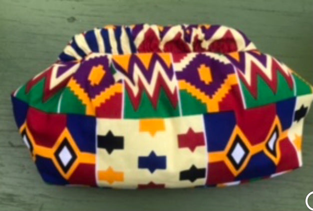 African Print Clutch Bag
