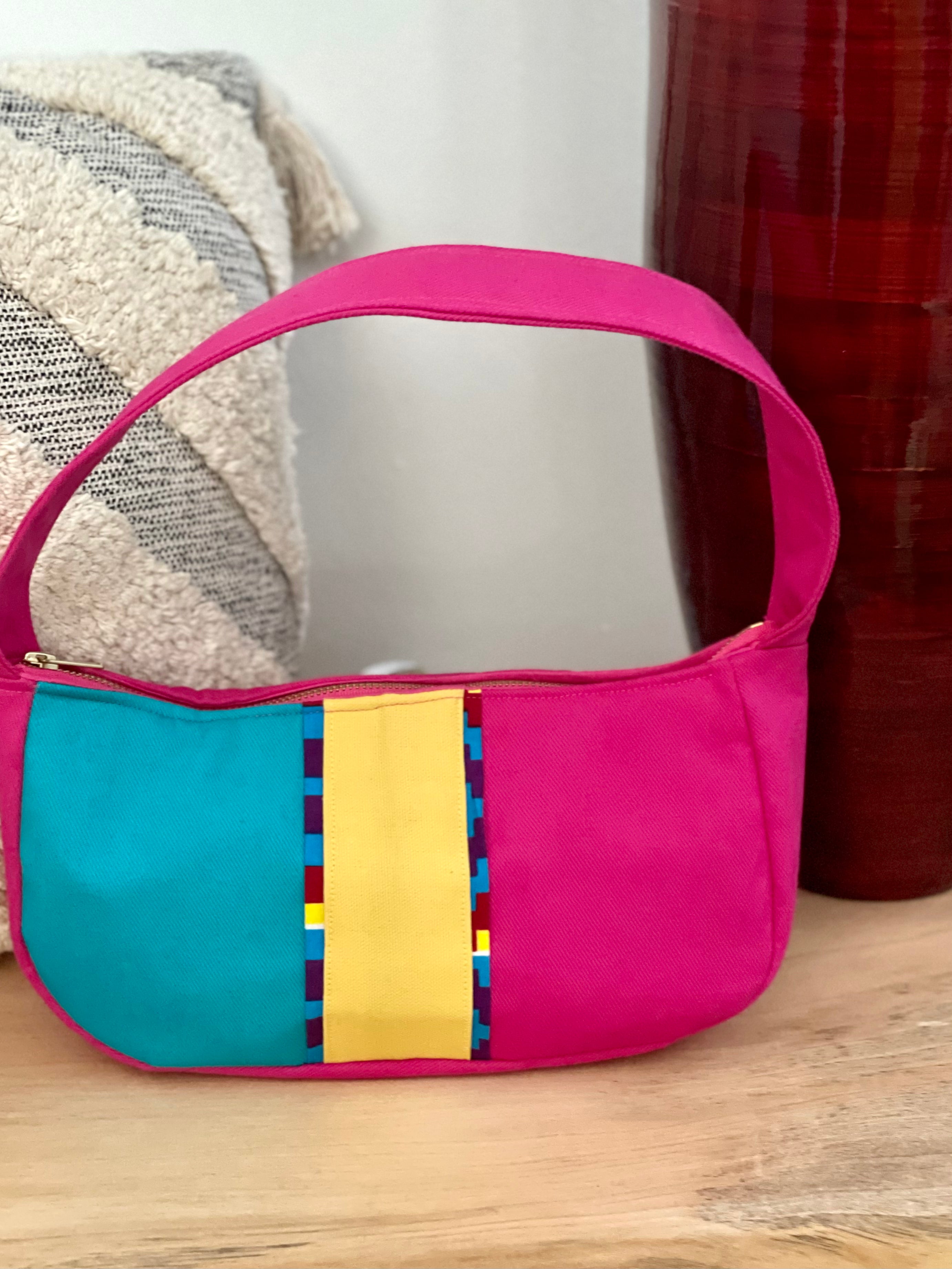 Color Block Baguette Ourse