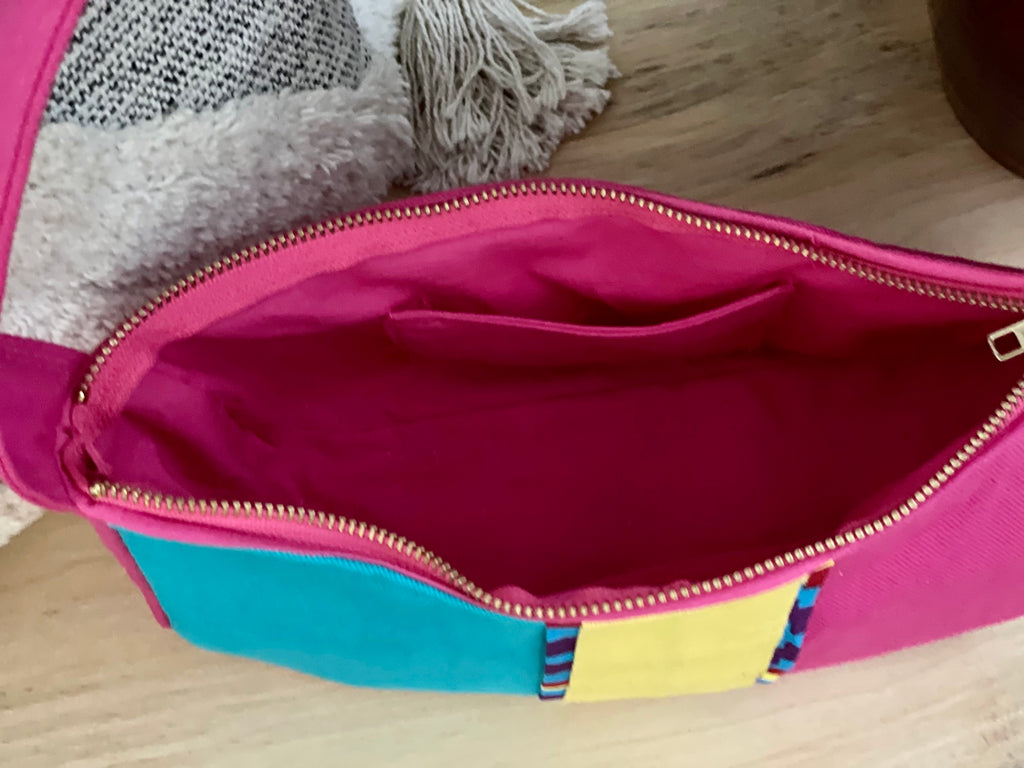 Color Block Baguette Ourse