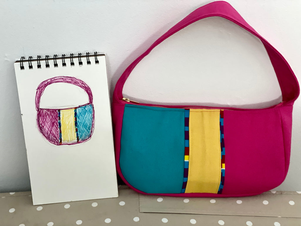 Color Block Baguette Ourse