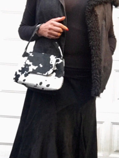 Cow Print Handbag