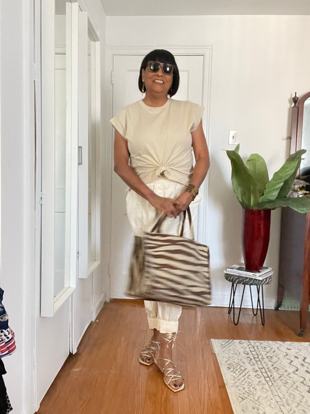 Beautiful brown zebra Tote Bag