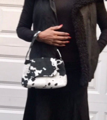 Cow Print Handbag